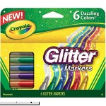 Bulk Buy Crayola 2-Pack Glitter Markers 6 Pkg 58-8629  B0134COEOI